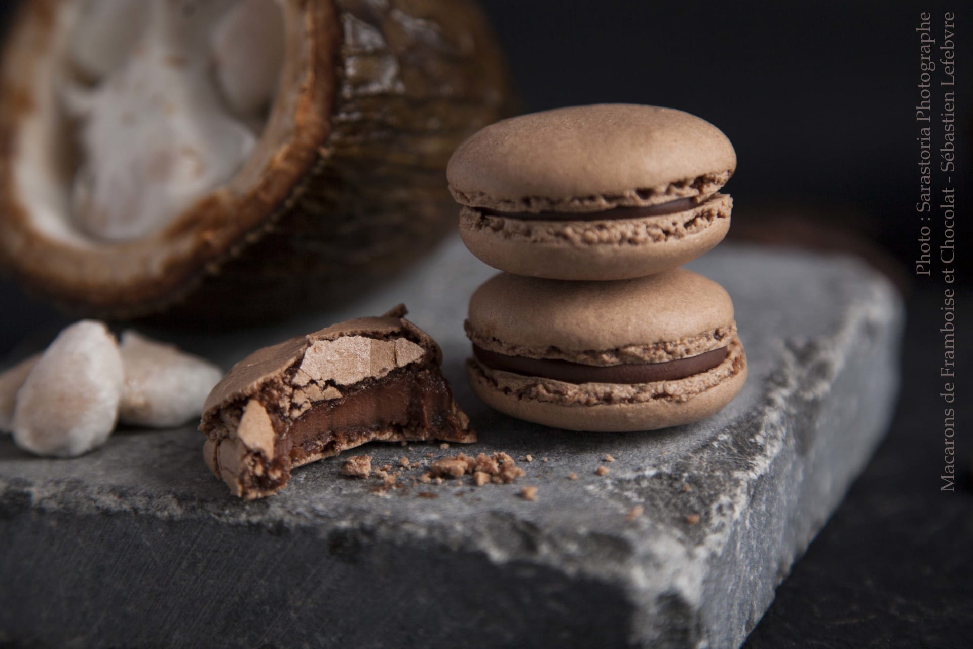 "Macaron Manjari", par Sébastien Lefebvre, Patisserie Framboise & Chocolat